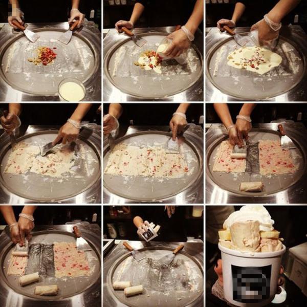 Customized Wholesale Fast Frozen Yogurt Ice Cream Roll Machine Single or Double Pans Ice Cream Roll Machine