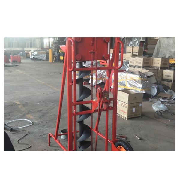 Customized Earth Auger Ground Hole Drilling Machine for Soil Drilling on 2.5 Ton Excavator