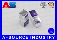 Shinny les boîtes pharmaceutiques argentées de l'aluminium 10mL pour des stéroïdes de bâtiment de muscle BRITANNIQUES