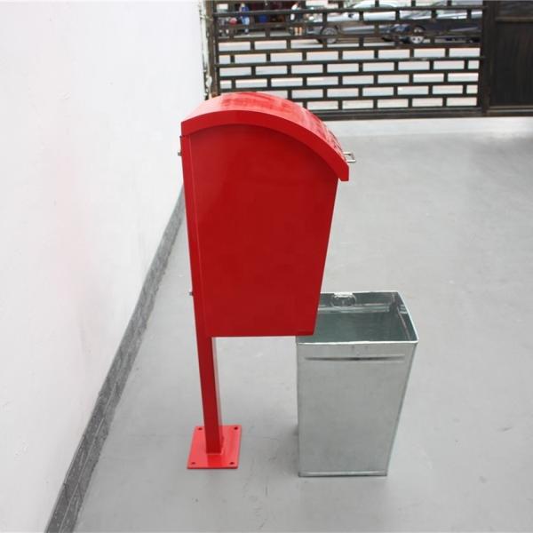 Cute Mild Steel Dog Waste Bin Can With Surface Mounted Wall Mounted Type