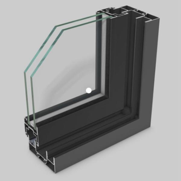 Modern Furniture Aluminum Glass Profile For Wardrobes Kitchen Cabinet Door Frame