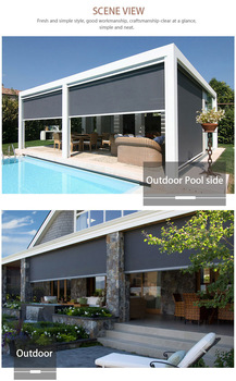 Persianas eléctricas de encargo motorizadas Eco del rodillo - amistoso para la decoración casera