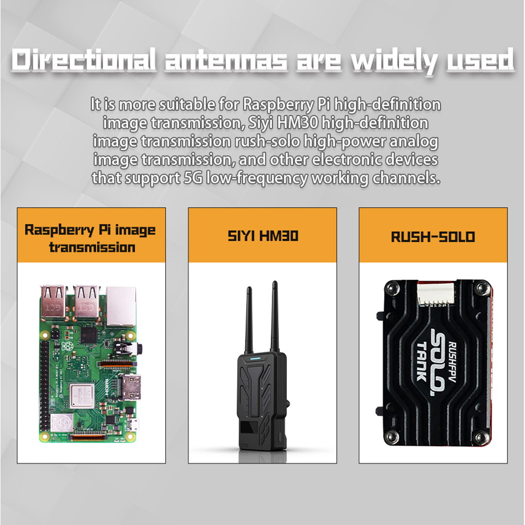 High Gain 5.8Ghz 21dBi Directional Patch Antenna with SMA Connector Maple HM30 Rush Solo Transmission Drones Accessories
