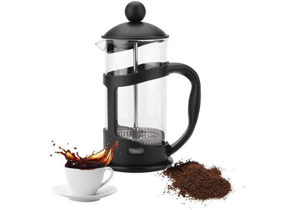 Plastic French Press Coffee Maker With Stainless Steel Filter 600ml/1000ml