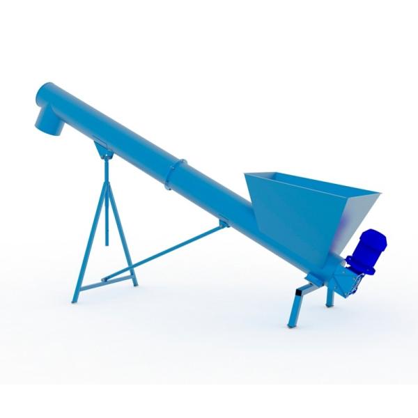 Transportador eléctrico de tornillo para equipos seccionales de manipulación de materiales