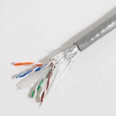 50MHz SFTP Shielding Type Cat 6 Ethernet Cable Copper Conductor LSZH Jacket