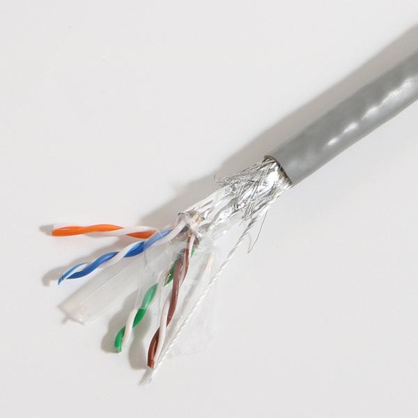 50MHz SFTP Shielding Type Cat 6 Ethernet Cable Copper Conductor LSZH Jacket