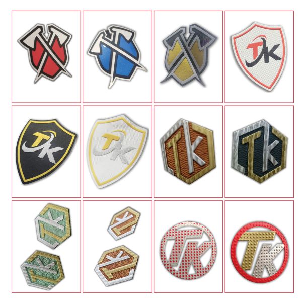 Custom Designer Emblem Brand Logo 3D Fashion Ethnic Style Embroidery Patch for Clothing