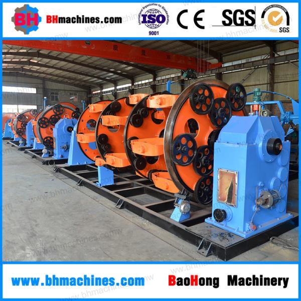 New design of planetary cage type stranding 3 core strand cable twisting machine