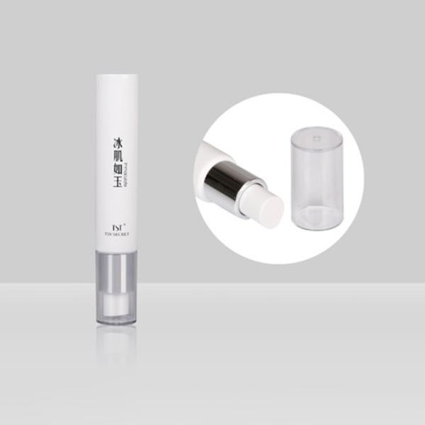 Airless Pump Empty Plastic Lotion Tubes D25mm 20-60ml Sun Screen Hand Cream