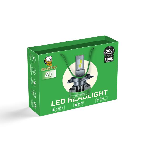 H4 H11 9005 9006 H3 Golden Casing Car Universal LED Bulb Auto Parts