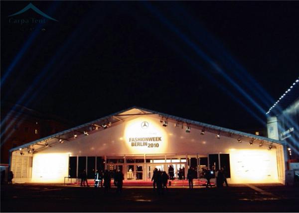 Permanently Installed Glass Wall Tents Clear   For High Grade Events
