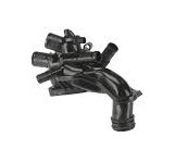 One stop shopping thermostat housing and thermostat 11538674895 for mini