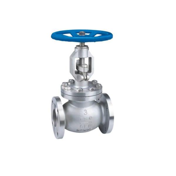 WCB DIN PN40 Cast Steel Bellow Seal Stainless Steel Flange End Globe Valve