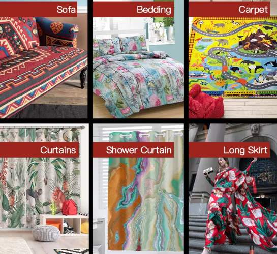 High-end SAER COLOR Digital Fabric Cotton & Polyester Printing Machine with 4 or 8 pcs print  head