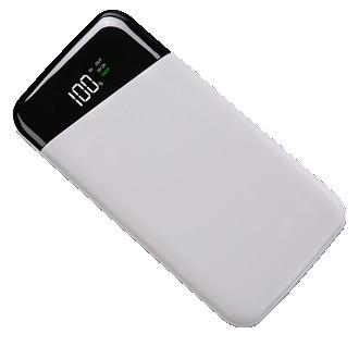 LED Display 6000/8000/10000mAh Polymer Battery QC3.0  PD Fast Charging Power Bank 5V3A