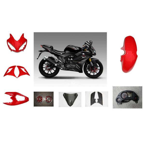 R6 2009 YAMAHA MOTORCYCLE PARTS Hub with Plastic frame Headlight