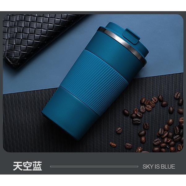 Acero inoxidable 12 oz de vacío aislado Taza de café de viaje a prueba de derrames Tazas de tumbler de doble pared para mantener caliente / hielo