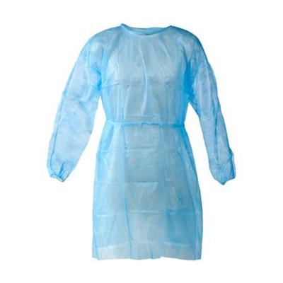 Disposable SMS PP+PE Medical Isolation Gowns Long Sleeve for Personal Care