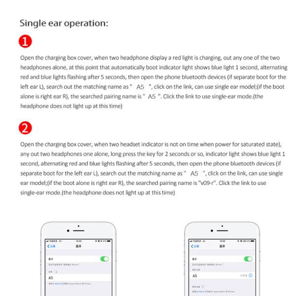Ухо наушников спорта Tws наушника радиотелеграфа Bluetooth 5,0 гестии хэндс-фри знонит по телефону случаю наушников Earbud шлемофона Earbuds для телефона