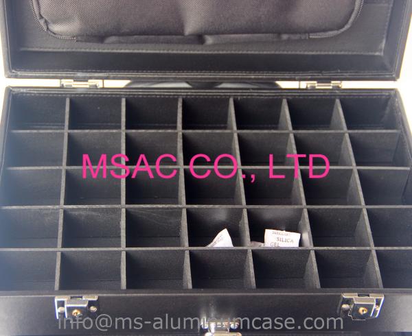 Professional Trolley Aluminium Beauty Case With Wheels PVC Lining Waterproof