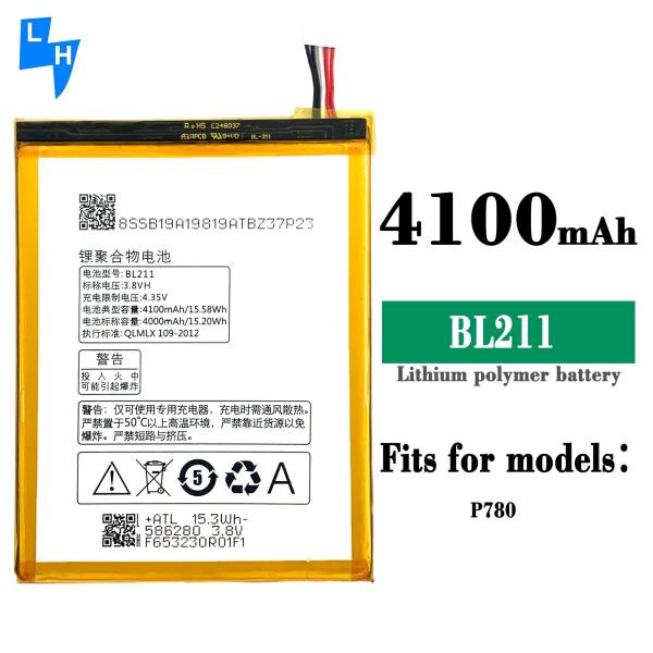RECHARGABLE 4100mAh BL211 Mobile Phone Battery for Lenovo P780
