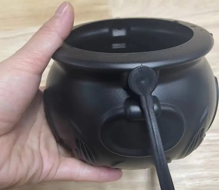 Конфета ведра PP черноты 1200ML изготовленная на заказ раздражает пластмасовые контейнеры для Holloween