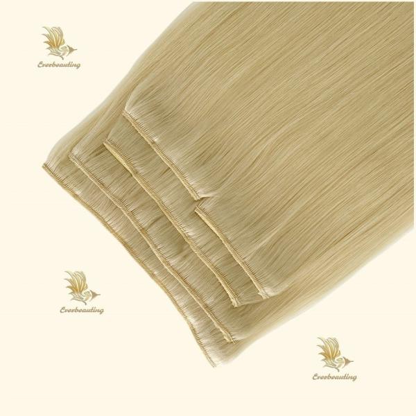 Pre-Bonded Style Clips Clip Ins Hair Double Drawn 100% Virgin Human Hair Extensions