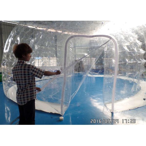 Шатер коммерчески прозрачного ясного шатра пузыря на открытом воздухе раздувной располагаясь лагерем с комнатами