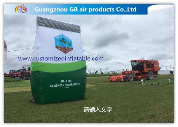 Big Inflatable Advertising Signs / Oxford Cloth Snake Leather Bag