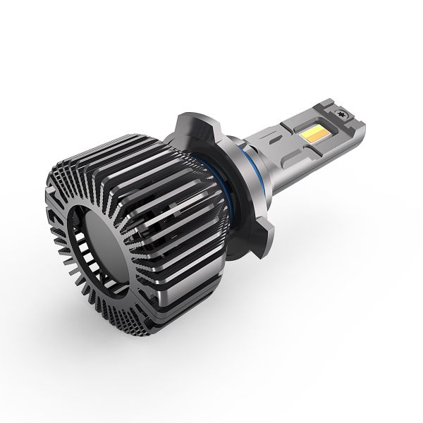 H11 APP Controlled Tri Color Car LED Headlight Dual Copper Cooling 6800LM IP68 12V