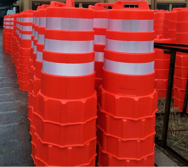 Peru Market Plastic Traffic Safety Drum Construction Road Crash Traffic Barrels