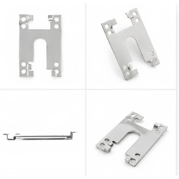 Stainless Steel Precision Stamped Metal Bracket with Customizable Dimensions for Hardware Connector