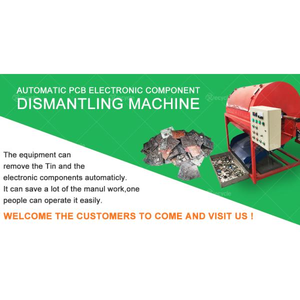 Hot Sale Electronic Component Dismantling Machine / Pcb Recycling Machine / Waste Decomposer Machine Pcb Recycling For Export