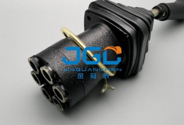 Leve de controlo do joystick hidráulico original para sistema hidráulico de escavadeira SH125 SK55 SK70 SK75 YM40-8