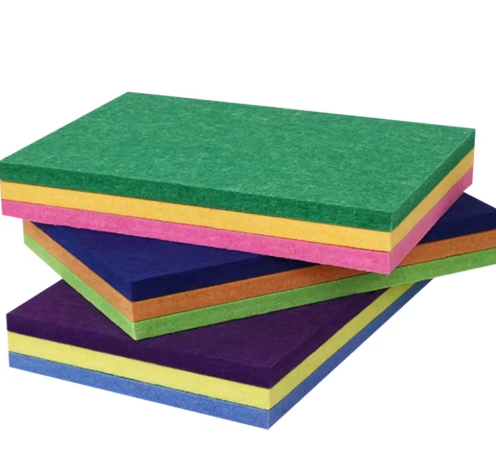 Panel acústico de fibra de poliéster, material de pared insonorizante, los mejores paneles de absorción de sonido, paneles acústicos de diseño