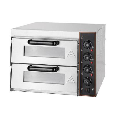 Forno eléctrico de pizza e máquina de pizza com duas camadas Forno de convecção controlado por aplicação NO