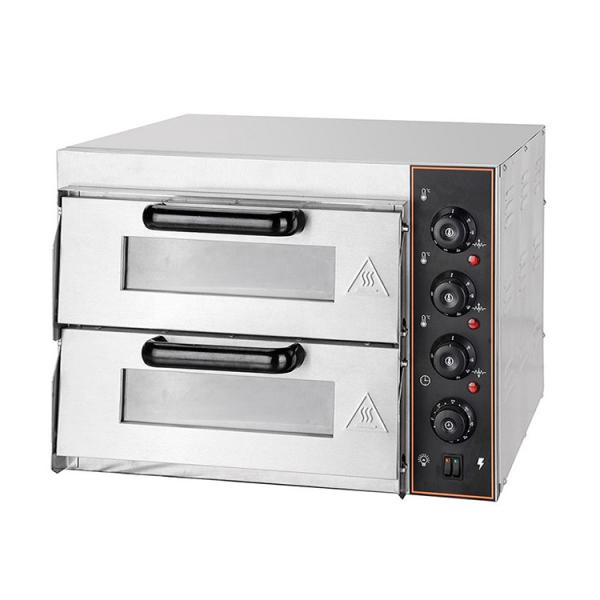 Electric Commercial Pizza Oven with Pizza Stone Temperature 50-350°C Capacity 30 KG