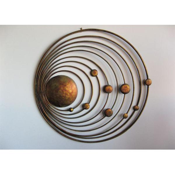 Отрезанная лазером современная скульптура искусства стены металла для современного домашнего украшения