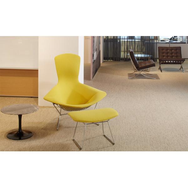 bertoia bird chair & ottoman by Harry Bertoia