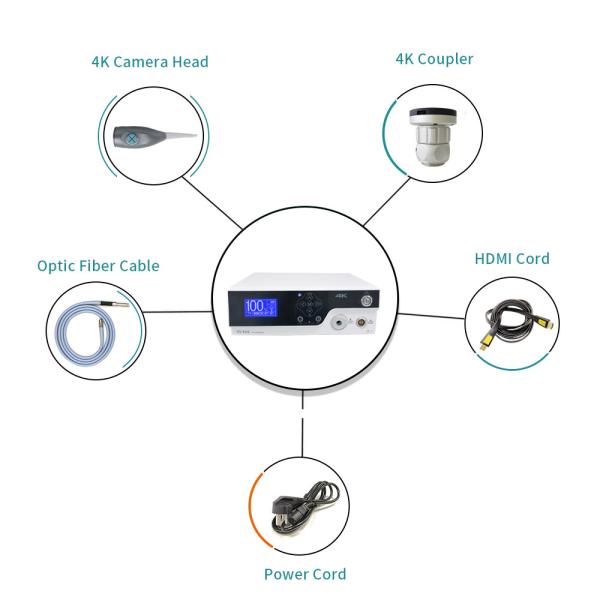 New 4K  Integrated Camera System with Built in Light Source Usage in Laparoscopy Surgery