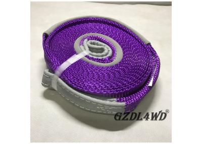 O reboque do veículo dos acessórios dos jogos 4x4 Off Road da recuperação prende com correias o absorvente roxo de choque