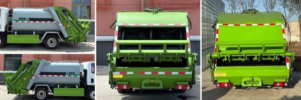 DONGFENG Rubish Sanitation Compressed Garbage Truck Vehicle Hydraulic