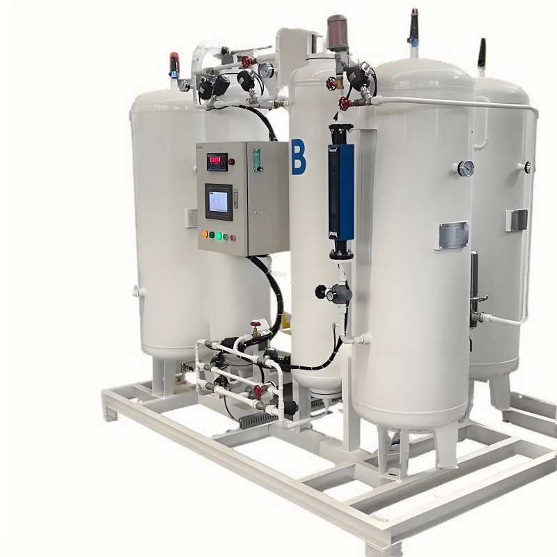 Custom Dimension PSA Nitrogen Generator 97~99.99% Purity With Air Compressor