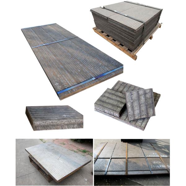 SA1750CR CCO Chromium Carbide Overlay Plate Rectangle Wear Resistant