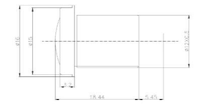 Φ4.2 1/3 1.7mm Megapixel panoramic lens, F2.8 fisheye lens, good for panoramic security solution,CCL13017MP