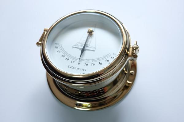 instrumento náutico Marine Clinometer Brass de 120mm