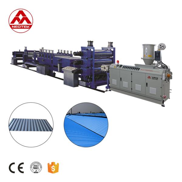 38CrMoALA Screw Material PVC Roofing Tile Extrusion Line for Big Production Capacity