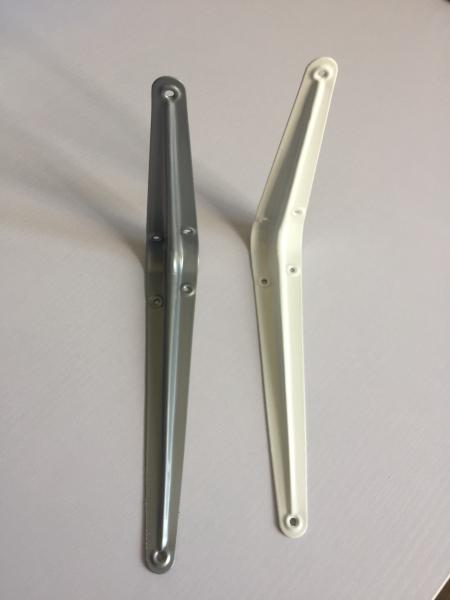 Apoio do canto dos suportes de prateleira do ferro do cinzento- do ângulo para o encaixe do hardware da mobília