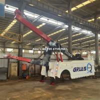 35600lb 16 toneladas de carga média Wrecker integrado rebocador de caminhão com outrigger dianteiro